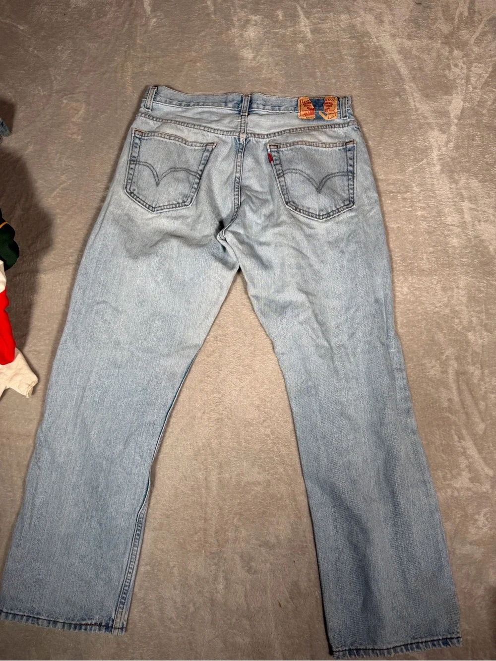 Levi's Light Blue Straight Leg Jeans
